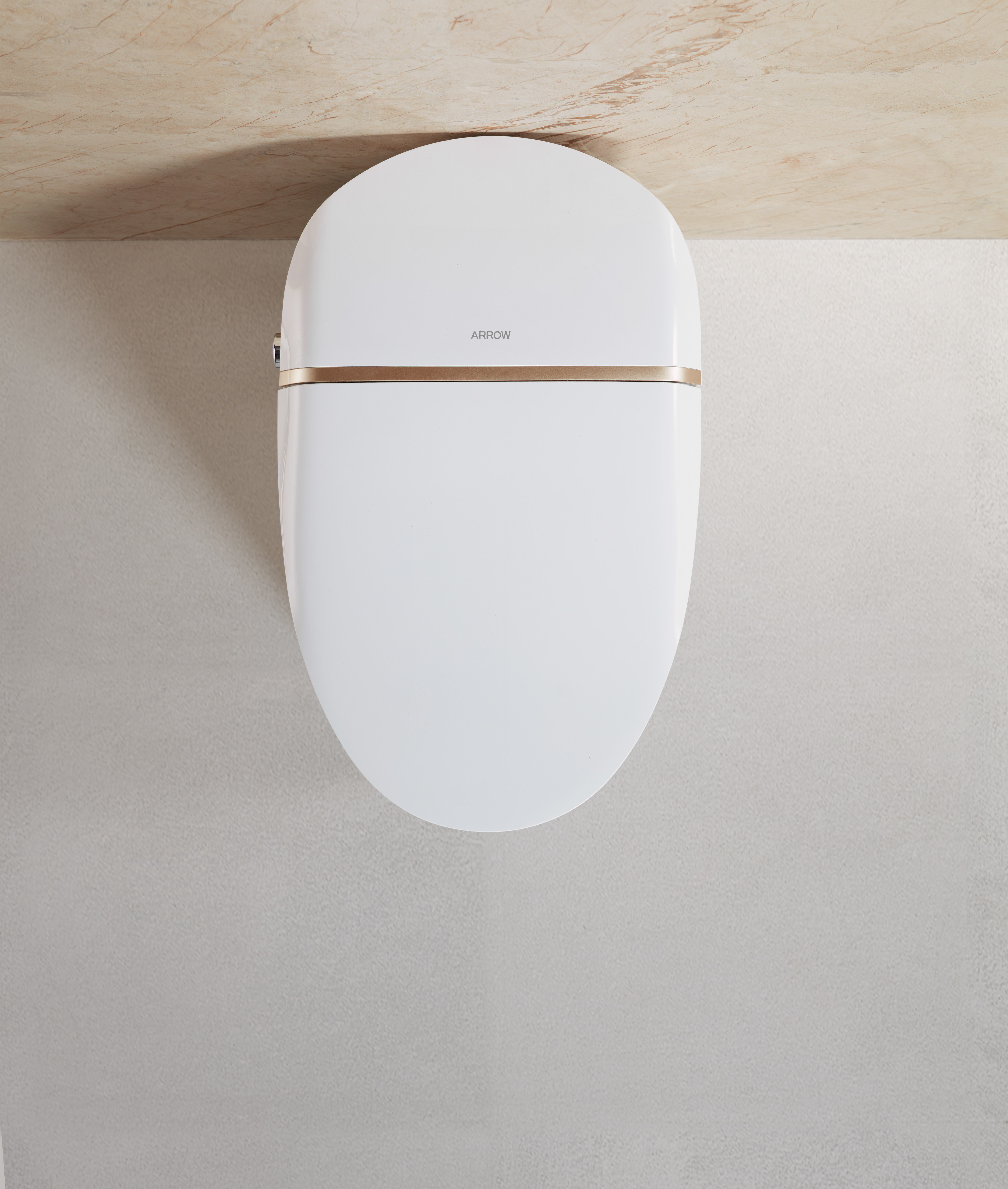 Air Dry Functional Modern Smart Toilet , Siphonic Self Heating Toilet Seat