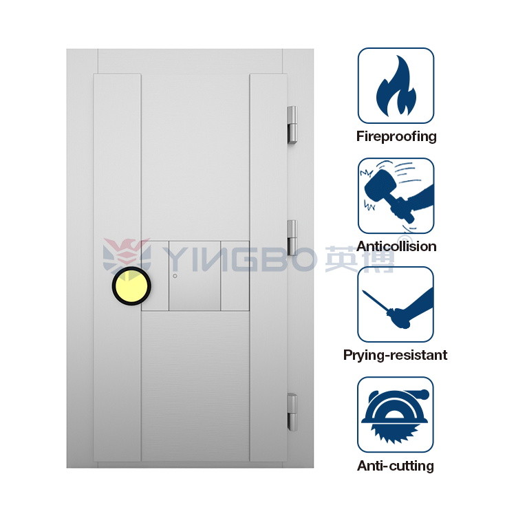 Anti Theft Safe Vault Door For Bank Home Office Security Fire Rated Vault Doors H2250* W1450mm
