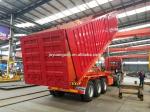 Rear Dump Clinker Tipper Semi Trailer Truck Side Dump Truck Trailer for Your