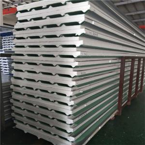 Quality 30mm green moisture proof eps sandwich roof panel for prefabricated luxury villa house wholesale