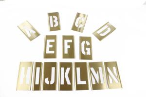 Quality Brass Adjustable Letter And Figure Stencil Set For Paint wholesale