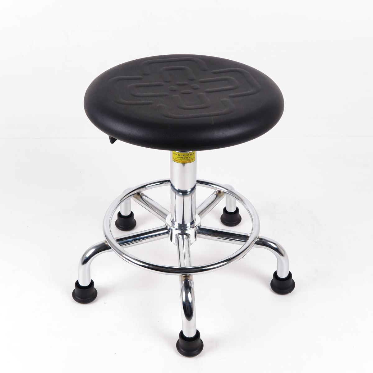 Ergonomic Polyurethane Anti Static Stool , Concise Static Dissipative Chair