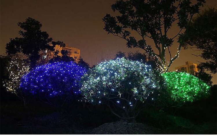 Globe String Lights Christmas Bee Waterdrop Star Shape Crystal Crackle Ball Lights Warm White Solar Fairy Hanging Lights
