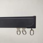 8 Runners Silent Curtain Track Single Track Curtain Rail 6.7m Length