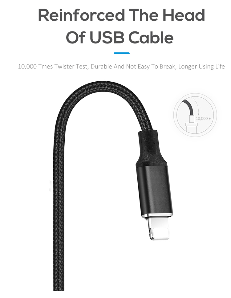 Nylon Braided 1.5M Cable Magnetic 3 In 1 Charging Cable