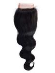 Brazilian Lace Closure Natural Black Body Wave Human Hair , 8" - 18" Length