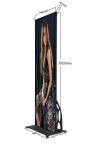 320x160mm Stations Led Poster Stand With Cascade Connection