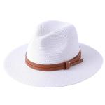 Women's Straw Hat Foldable Panama Sunshade Hat Beach Hat