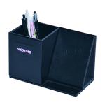 Creative Wireless Charging Desktop Pen Holder Multipurpose Leather Office