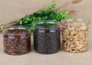 Quality Food Clear Plastic Packaging Tubes Professional Round Pet Candy Canister wholesale