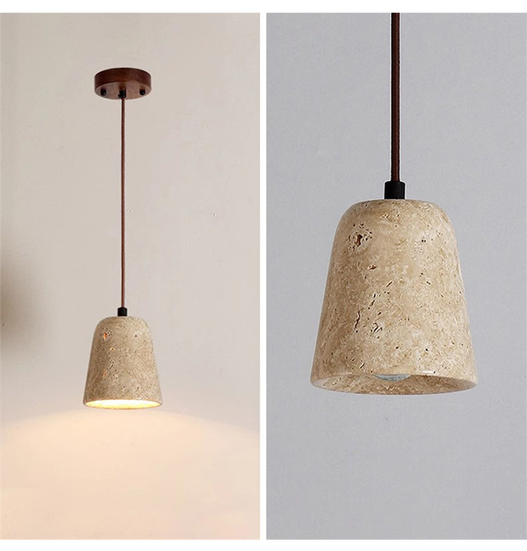 Wabi Sabi Pendant Light Janpanese Stone ceramic pendant light(WH-AP-574)