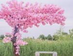 Popular Artificial Flower For Event Decor Cherry Blossoms In Pink Color Best