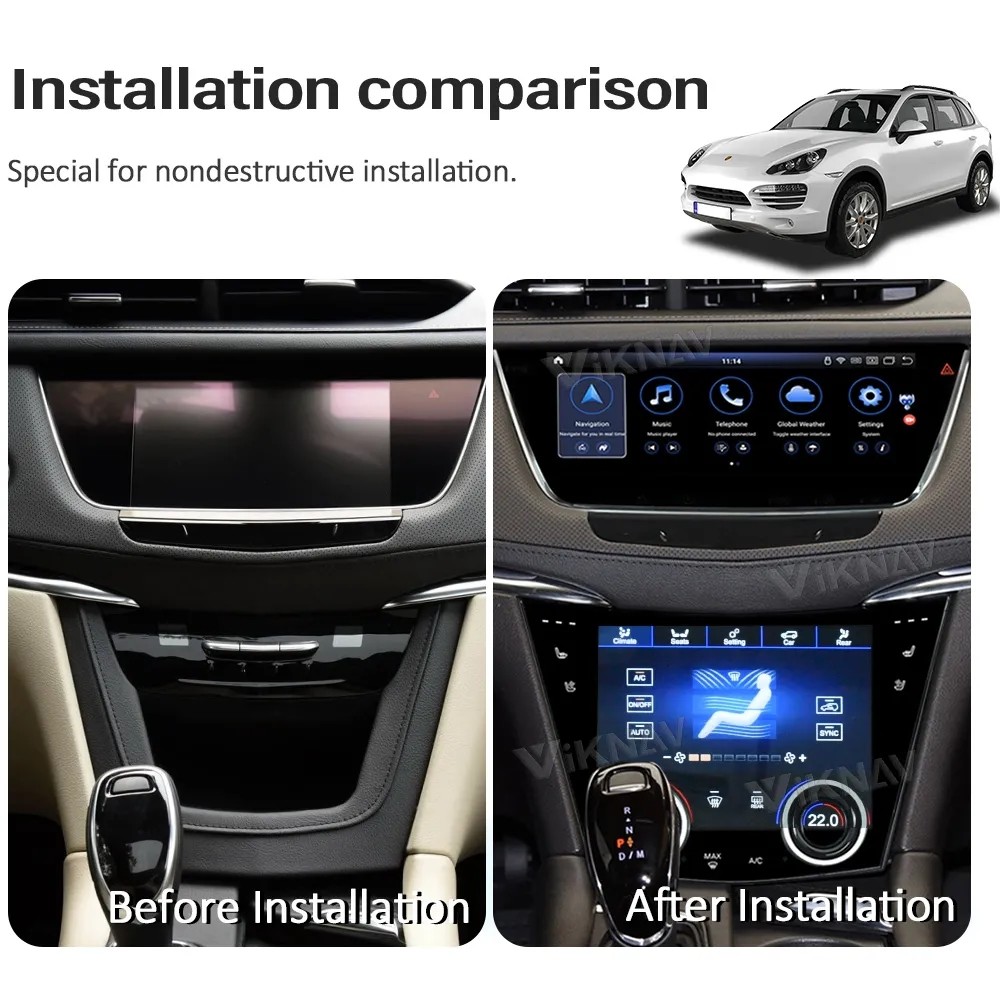 10.25 inch Car radio For 2016-2023 Cadillac XT5 XT6 Multimedia Player GPS Navigation 4G Wifi Wireless Carplay