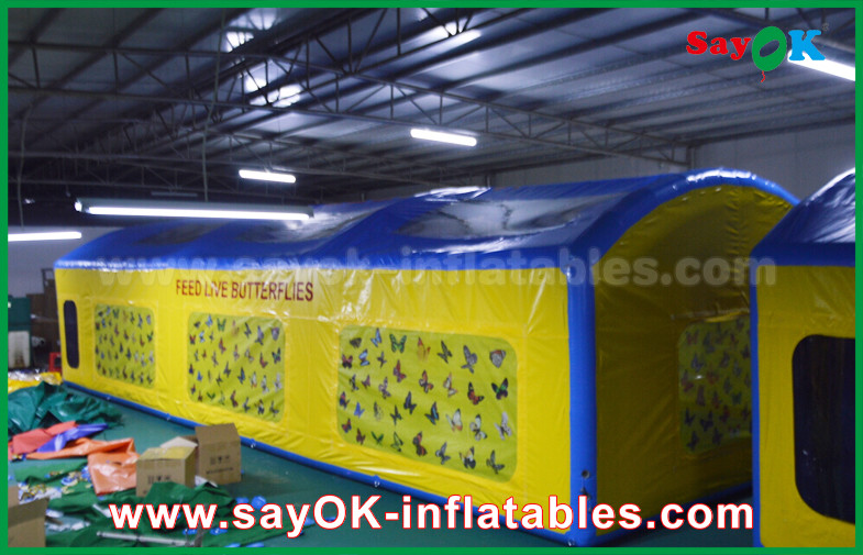 Large PVC Butterfly Inflatable House Tent For Teaching / Blow Up Camping Tent