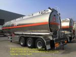 3 Axle Steel Fuel Tanker 70T Heavy Duty Semi Trailers