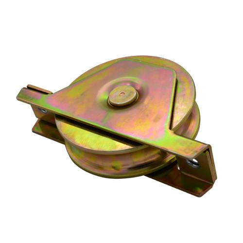 Cheap Sliding gate roller GW606 U Groove，Galvanized, Iron, Single bearing for sale