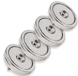 Quality Good Quality Ring Neodymium Magnet Shallow Cup Magnet with Eyebolt wholesale