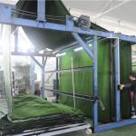 Green Color Laying Fake Turf Soft With Nature Look Indoor Outdoor Decoration