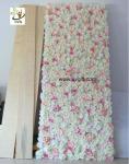 UVG wedding planner party flower arrangements in silk rose flower wall for