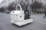 Non Standard AGV Body Electric Reach Forward Jack Truck Rated Load Capacity 500