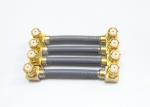 Custom Female Right Angle Coaxial Connector SMP Microwave Cables Assembly