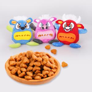 Quality Manufacturer functional squeaky tpr teeth dog feeder plus wholesale