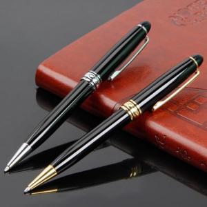 Quality Popular Black Hotel metal pen with custom laser engraving logo wholesale