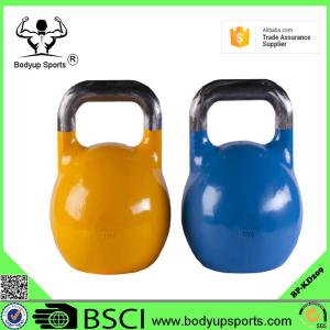 Quality Steel Kettle Gym Equipment , 36 Kg Kettlebell For Sports Competition wholesale