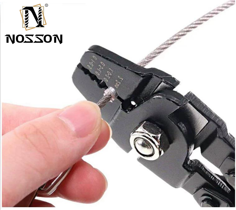 100bag Fishing Line Accessories In Tube Wire Connector Pipe Crimp Sleeves Connector oval Aluminum Crimps Sleeve for m10