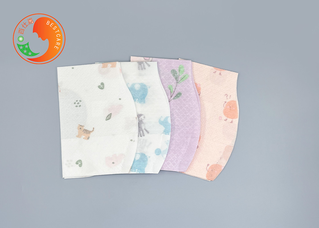 Comfort Customized Disposable Baby Bibs Ultraviolet Sterilization Travel Friendly Sticker