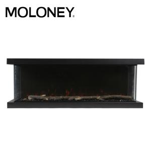 Quality 72inch 1830mm Multi Sided Electric Fireplace 3-Side View Crystal Inset Heater wholesale