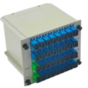 Quality 1650nm ABS Steel Tube PLC Fiber Splitter 2x32 SC UPC High Durability wholesale