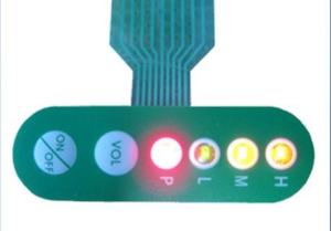 Quality Waterproof LED Backlit Membrane Switch Control Panel For Industrial Devices wholesale