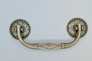 Quality Compact Funeral Casket Handles ZH05 14cm Hole Distance With Screw Rod wholesale