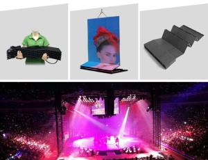 Quality Patented 360 degrees flexible LED displays for concert backdrops wholesale
