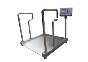 Quality Carbon Steel Wheelchair Wireless Floor Scales Medical Heavy Duty 300Kg 500Kg wholesale