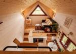 Single Family Light Steel Prefab Modular Home Tiny House on Wheels Micro Mobile