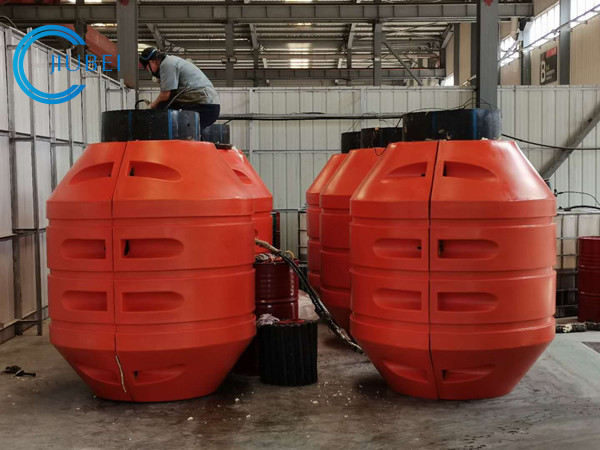 Buoyancy HDPE Pipe Floater With UV And Impact Resistance Good Flexibility PU Foam Padding