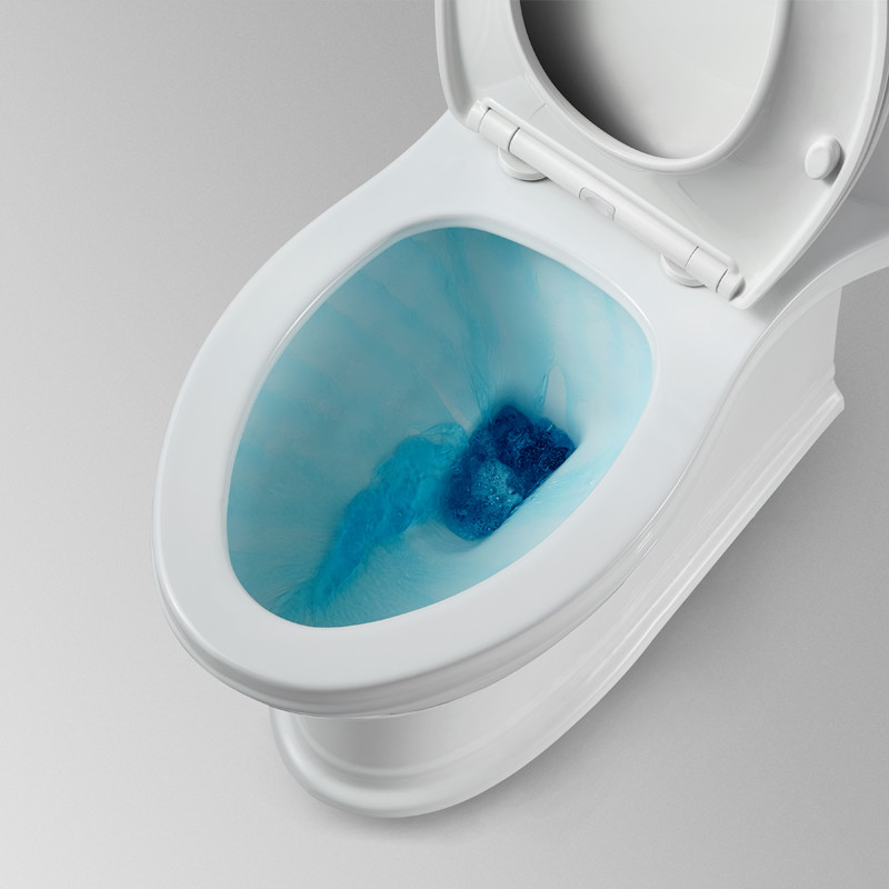 1.1 GPF Elongated One Piece Toilets Left Side Flush Handle Toilet
