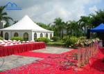 UV Resistant Aluminium Pagoda Tent 10x10 Waterproof Flame Retardant