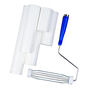 Quality 6 Inch 150mm Cleanroom Sticky Roller Refillable Dust Remover Roller For Cleanroom wholesale