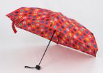 Colorful Printed Five Fold Umbrella Logo Customize Mini Uv Umbrella Durable