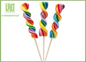 Quality Biodegradable Wooden Lollipop Sticks With Ball Hot Stamping Logo Printed wholesale