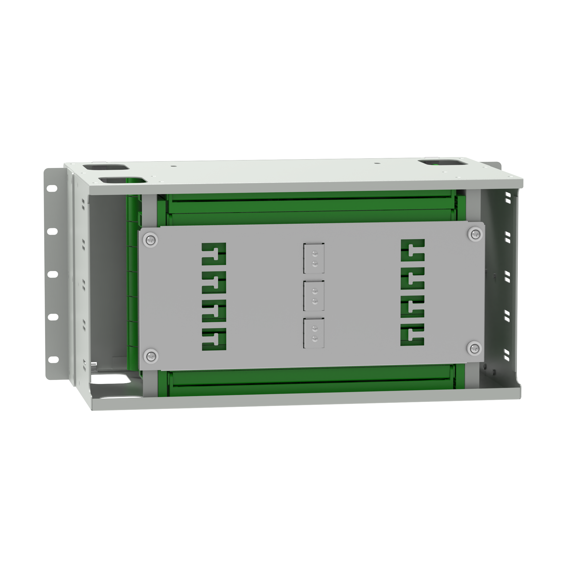 LC Type 96 Ports Fiber Patch Panel for Network FTTH Distribution in Data Center ODF