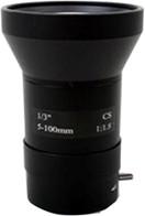 Quality 5-100 mm Manual Aperture Varifocal CCTV CS Mount Lens wholesale