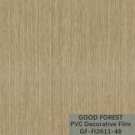 Flowability PVC Decorative Film Scratch Resistance Wooden Grain