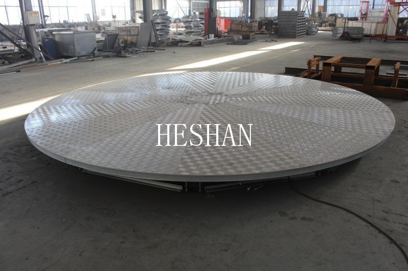 Portable Car Display Rotating Platform 360 Degree Car Turntable For Garage