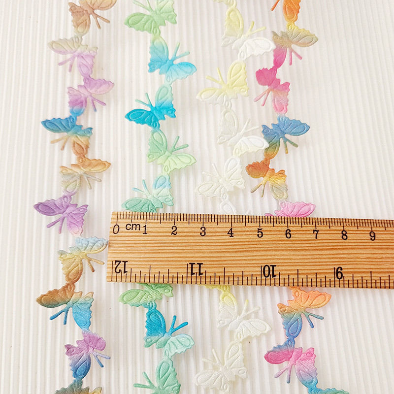 2cm*25y Ultrasonic Butterfly Ribbon For Gift Packing And Garment Accessories