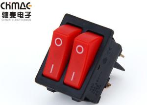 Quality Double Pole Electrical Rocker Switches Waterproof No Light With Bridge wholesale