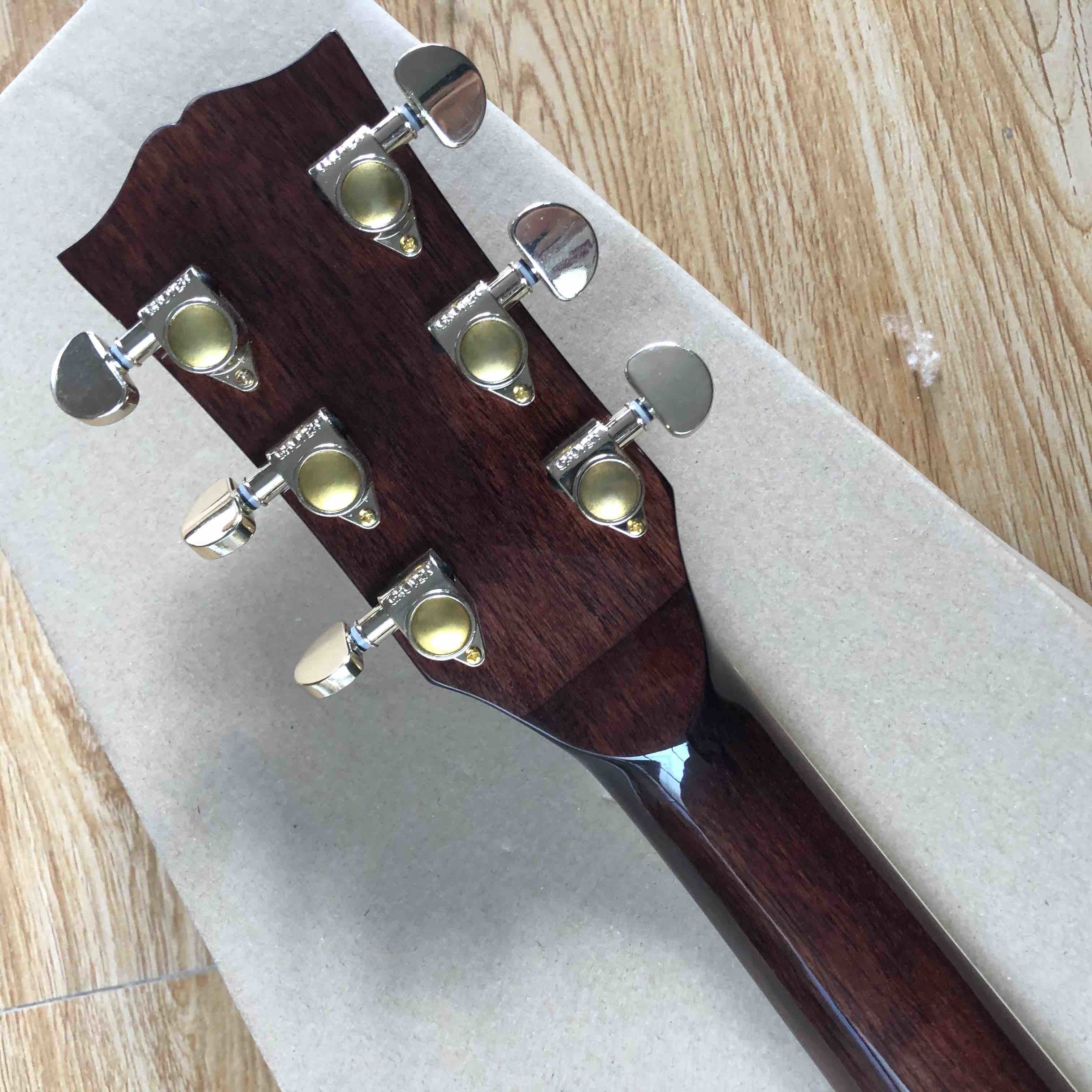 Custom Solid Spruce Top Songwriter Studio Deluxe Electric Acoustic Guitar